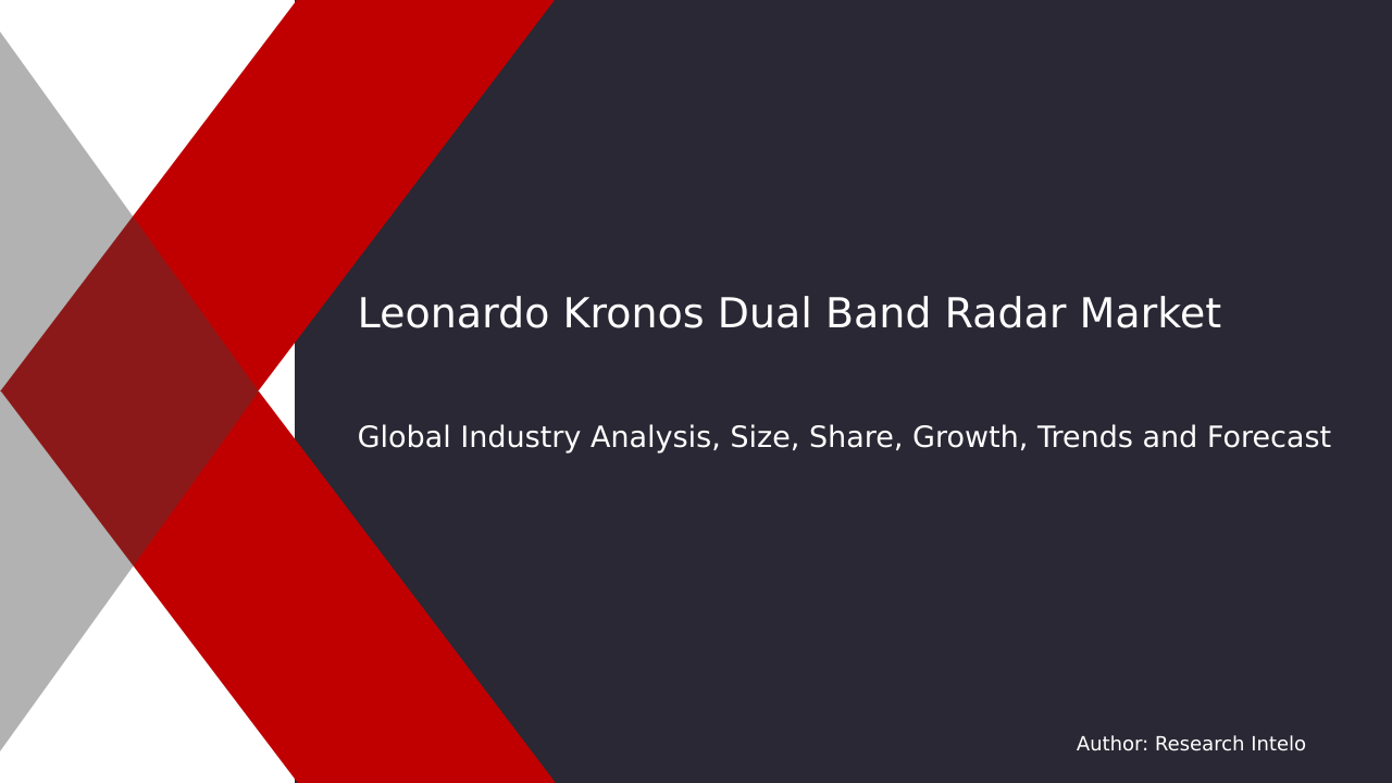 Leonardo Kronos Dual Band Radar Market Research Report 2033