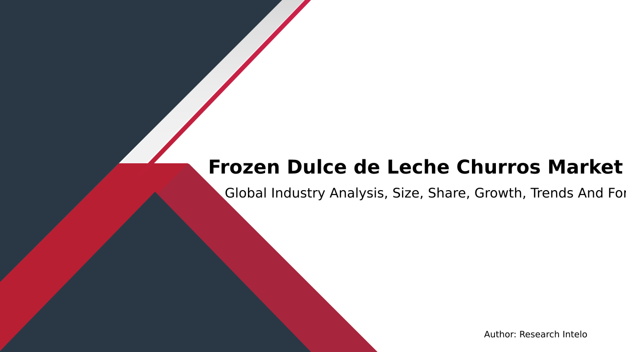 Frozen Dulce de Leche Churros Market Research Report 2033